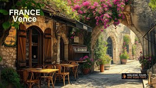 Vence France 🇫🇷 A Beautiful Town Tour in the Heart of Provence  A Relaxing 4k video walk [upl. by Nela]