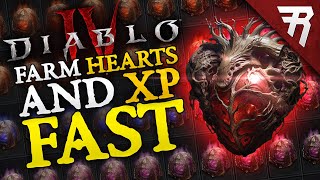 Diablo 4 Malignant Heart amp XP Farm Season 1 Leveling Guide Patch 11 [upl. by Pentha]