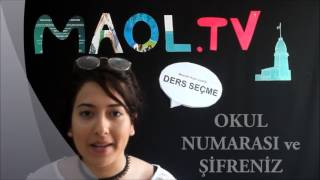 MAOLTV DERS SEÇME [upl. by Rusell]