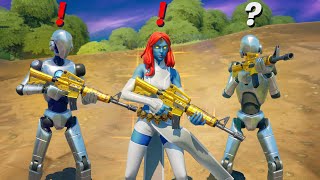 Fortnite Pretending to be Boss Mystique New Bosses Mythic Weapons Vault Locations amp Keycard [upl. by Ebneter724]