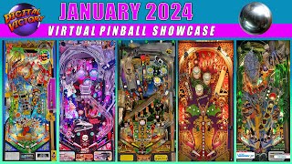 January 2024  Top Virtual Pinball Releases [upl. by Ytissac]