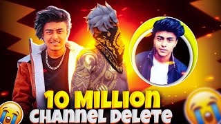 10 MILLION CHANNEL DELETE😱BASEER GAMING NEED HELP⚠️ [upl. by Montagu]