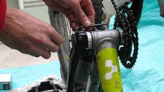 Shimano Hollowtech II bottom bracket replacement  repair  part 3a [upl. by Maidy]