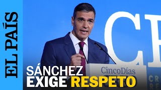 MILEI  Sánchez quotHemos pedido al presidente de Argentina una rectificación públicaquot  EL PAÍS [upl. by Kerrison]