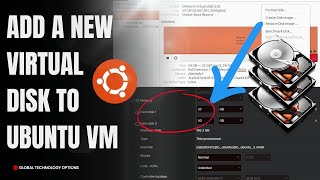 How to add a New Virtual Hard Disk to Ubuntu VM Add a New Partition to an Ubuntu Virtual Machine [upl. by Netsrik]