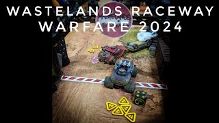 Wastelands Raceway at Warfare 2024 wargames show in Farnborough UK [upl. by Nimajaneb868]