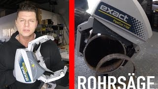 Rohre schneiden und trennen mit der neuen Exact 170E  PipeCut Rohrsäge [upl. by Ireg]