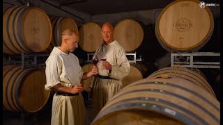 Monks Making Wine at a 14th Century Vineyard SOUSTITRES FRANCAIS [upl. by Allain]