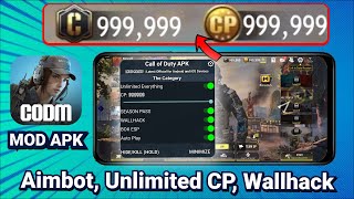 COD Mobile Mod APK v20251 Unlock Aimbot Unlimited CP amp Wallhack Android amp iOS [upl. by Nyar]