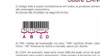 Como é feito o Código de Barras EAN13  GTIN [upl. by Finnigan]