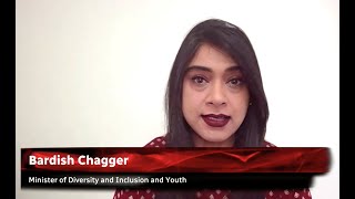 Interview w Minister of Diversity B Chagger quotRacism has no place in Canada join in ampmake changesquot [upl. by Thurman299]