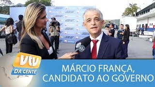 Entrevista com candidatos ao Governo de São Paulo Márcio França [upl. by Narod]