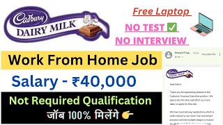 work from home indiaDairy milk easy work from home jobs for students easy job online work at home [upl. by Habas43]