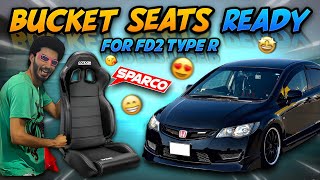 Bucket Seats For New Project Are Ready 😍 FD2 TYPE R 🤩 TEAM 4K [upl. by Ladnyc]