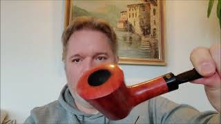 🇩🇪🇺🇸 Pfeife rauchen  Poul Winsløw »Crown 300« Freehand  Briar Pipe  Bruyère Pfeife [upl. by Orsino575]