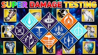 Revenant Brought Some BIG Super Changes Damage Testing  Destiny 2 [upl. by Rudyard805]