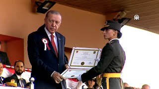 President Erdogan attends the Turkish Military Academy Graduation Ceremony [upl. by Lebisor]