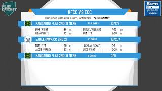 Kangaroo Flat 2nd XI Mens v Eaglehawk CC 2nd XI [upl. by Annirok]