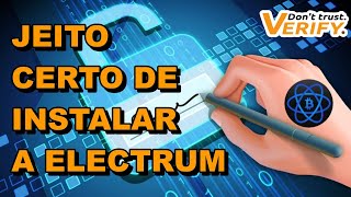 Como verificar assinatura digital da Electrum Wallet antes de instalar [upl. by Nytsyrk]