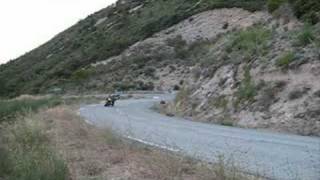 Yamaha 600 Fazer FZS Roadsitalia knee down Col de LEspigoulier [upl. by Kcireddor224]