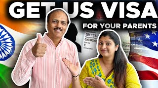 HOW TO GET US VISA FOR YOUR PARENTS  Tourist Visa 2024  Albeli Ritu [upl. by Ayanej]