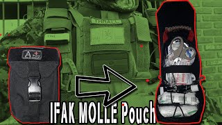 Botiquín táctico de primeros auxilios extraíble  IFAK MoLLE Pouch Review [upl. by Rory]