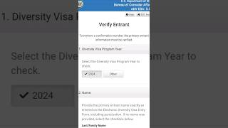 How to retrieve your Diversity Visa Lottery Confirmation Number immigration dv2025 [upl. by Mcbride]