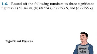 Statics 16 Round off the following numbers to three significant figures [upl. by Margot703]