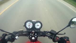 Top speed AKT NKD Velocidad maxima de serie sin modificaciones [upl. by Reube]