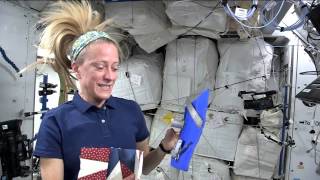 NASA Astronaut Karen Nyberg Invites Quilters to Create a Space Square [upl. by Mehetabel422]