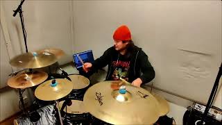 Stam1na  Luova hulluus drum cover [upl. by Eetnwahs]