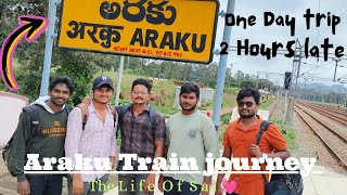 One Day Araku Train journey 🚉TheLifeOfSai 💓 [upl. by Merrile]