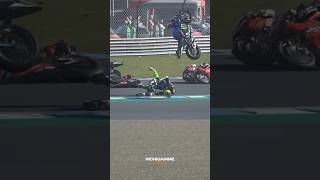 Japan witnessed how fast Rossi is  MOTOGP Funny Crash Compilation [upl. by Sunev]