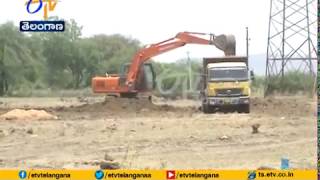 Residents Disrupt Works For Construction of Bypass Road  at Mahabubnagar [upl. by Niawd]