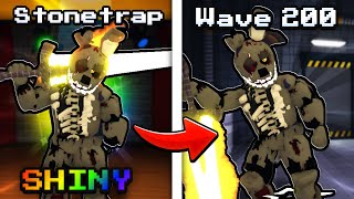 New EXCLUSIVE STONETRAP is OP in Five Nights TD [upl. by Sauls]