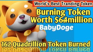 Why price going up BabyDoge  Baby Doge Latest news Hindi  Price  Baby Doge Coin Burning Event [upl. by Ennaimaj]