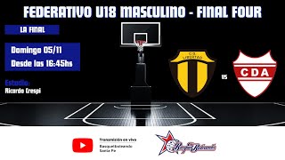 Libertad Sunchales vs Atenas Venado Tuerto  FEDERATIVOU18  FINALFOUR  La final [upl. by Llednahc]