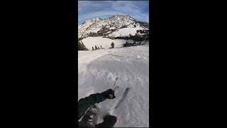 Scary Thin amp Deep In Spots Wednesday Alta Ski Area Utah [upl. by Halyahs]