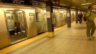 New York City Subway R160 C Train pulling into 42nd Street New York [upl. by Ammann]