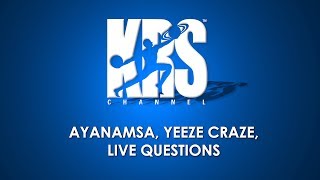 Ayanamsa Karakas and Vimshottari Dasha yeeze Craze Live questions of Astrology [upl. by Lamrej]