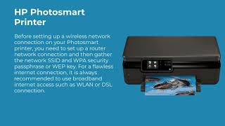 How To Set Up HP Photosmart Wireless Printer  Printer Setup [upl. by Gove]