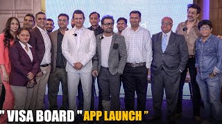 UNCUT  VISA BOARD APP LAUNCH  Sharman Joshi And Many More [upl. by Nylyrehc509]