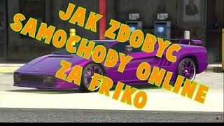 🔴JAK ZDOBYC SAMOCHOD ZA FREE W GTA V ONLINE PLAYSTATION 4 KROK PO KROKU [upl. by Blanc967]