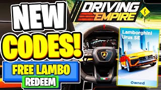 NEW ALL WORKING CODES FOR Driving Empire IN MAY 2024 ROBLOX Driving Empire CODES [upl. by Aileve]