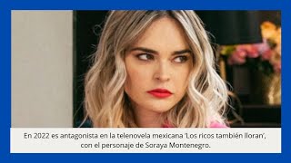 Fabiola Guajardo y su destacado papel de villana en la novela mexicana Los ricos también lloran [upl. by Sida]