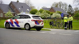 Fietser gevallen op fietspad Norgerweg Markeweg Roderesch [upl. by Astraea635]