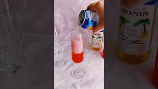 Strawberry Vanilla Italian Soda السودا الايطالية valentine valentinesday romance valentineideas [upl. by Bartie]