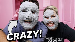 Our faces got HUGE Insane Bubble Mask [upl. by Brenk811]