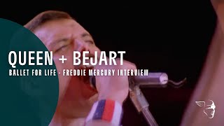 Queen  Bejart  Ballet For Life  Freddie Mercury Interview  Clip [upl. by Bethina]