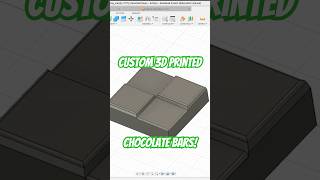 We 3D Printed and Vacuum Formed Our Own Chocolate Bars 3ddesign 3dprinting [upl. by Llebana]